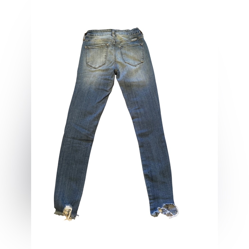 KanCan Distressed Skinny Blue Denim Jeans Size 3 25 - Picture 6 of 7